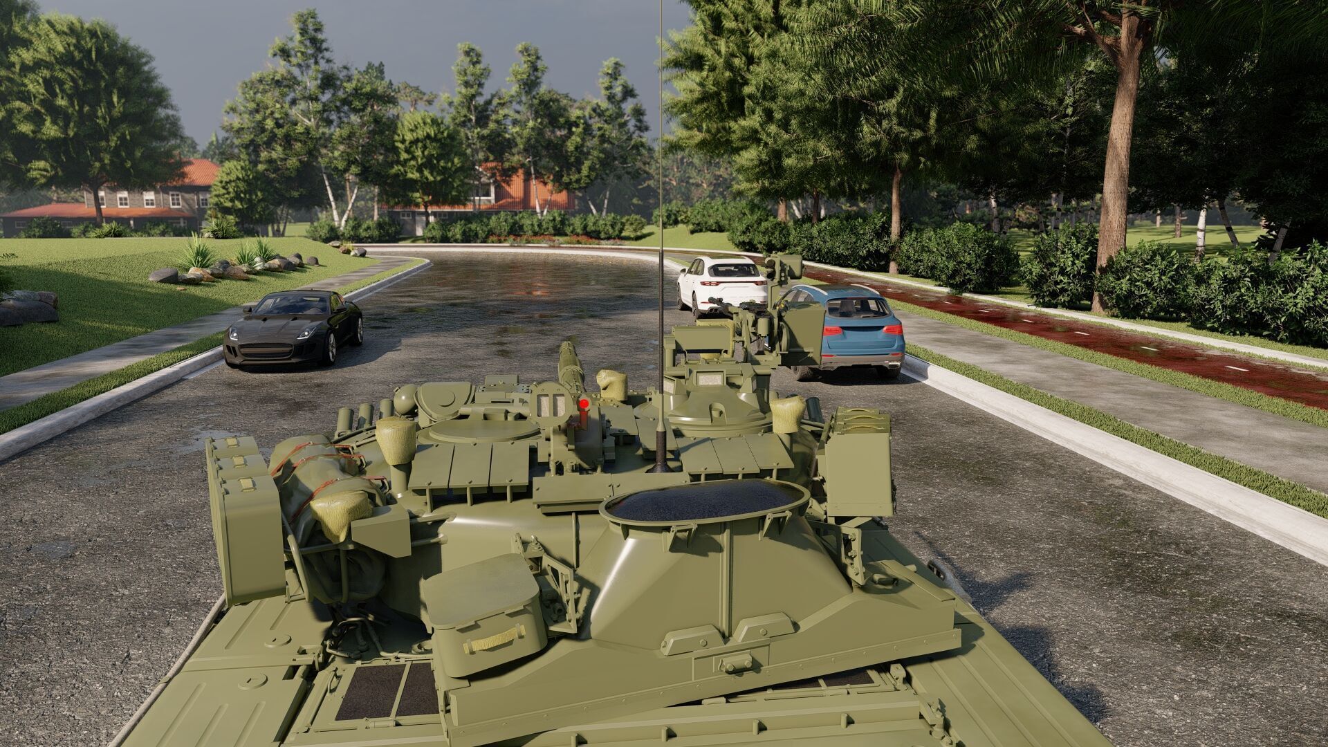 TANK T-80 3D model_7