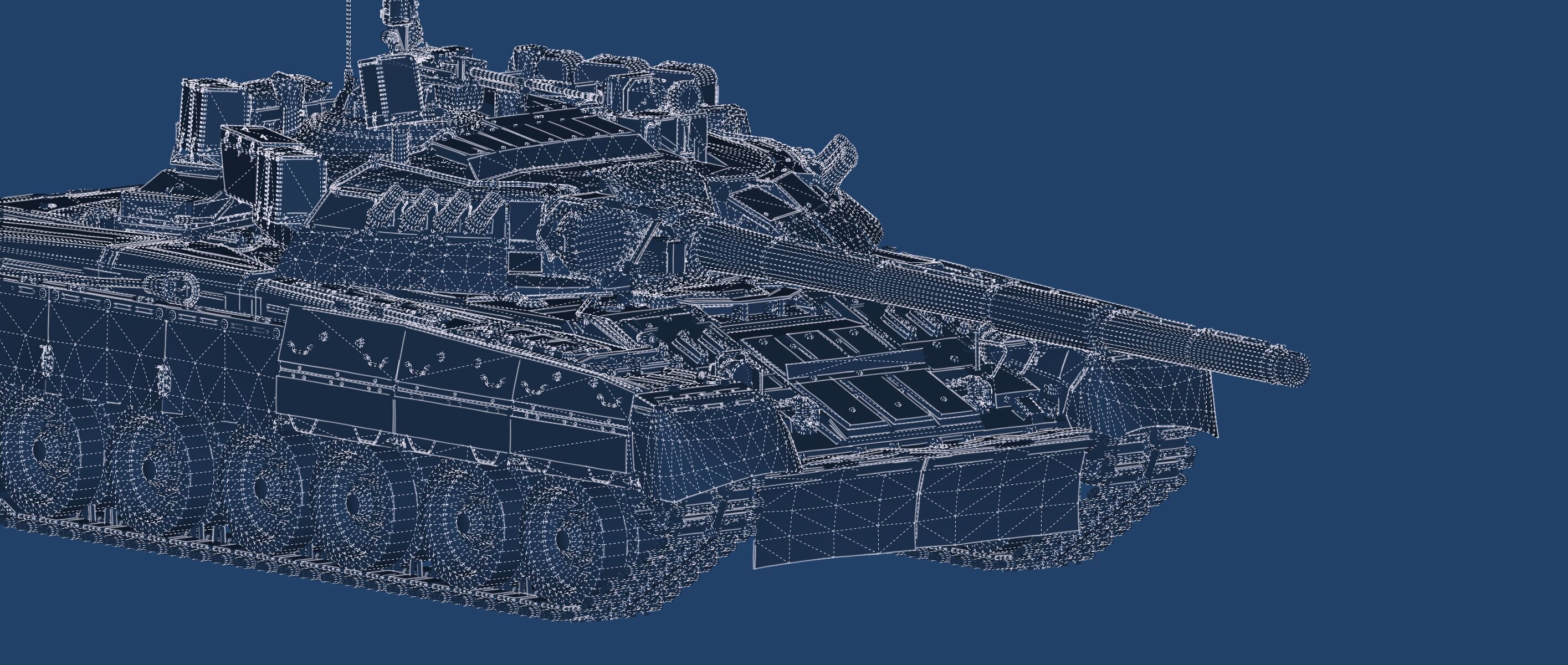 TANK T-80 3D model_28