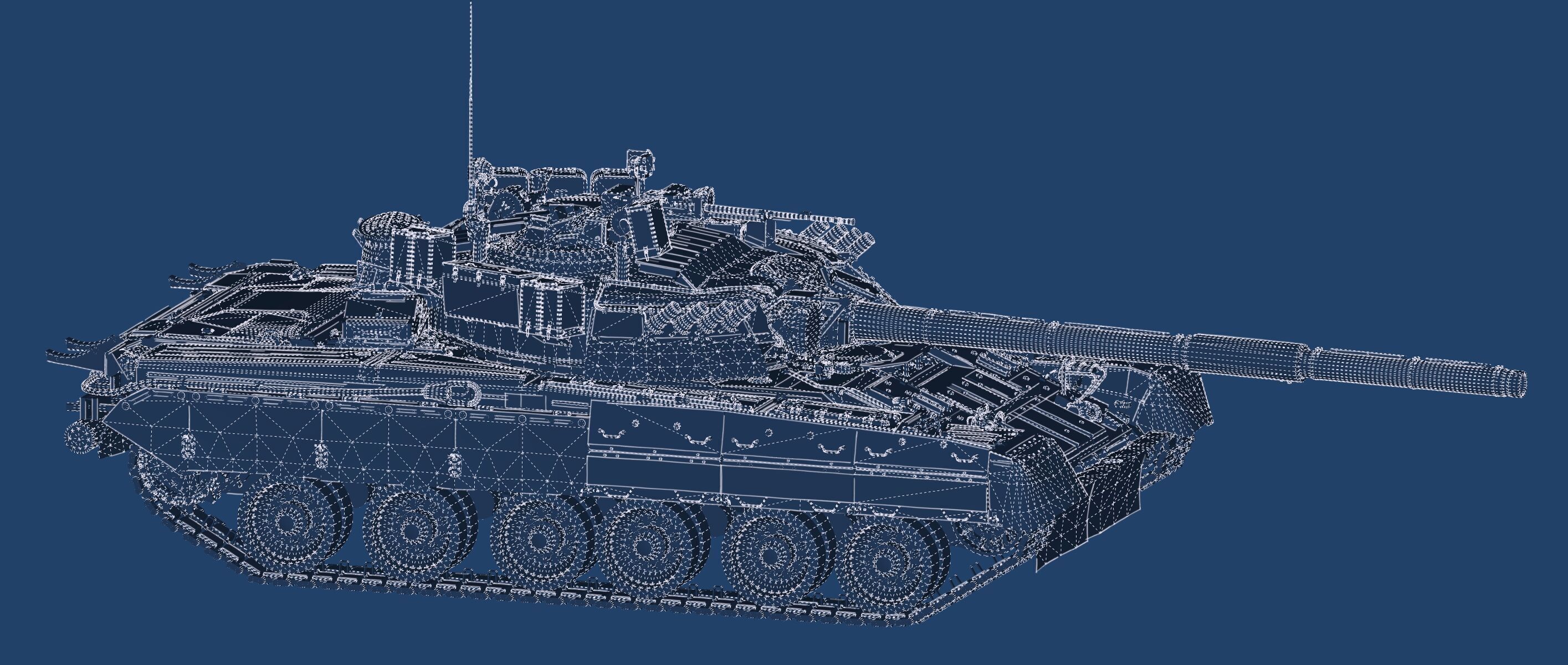 TANK T-80 3D model_25