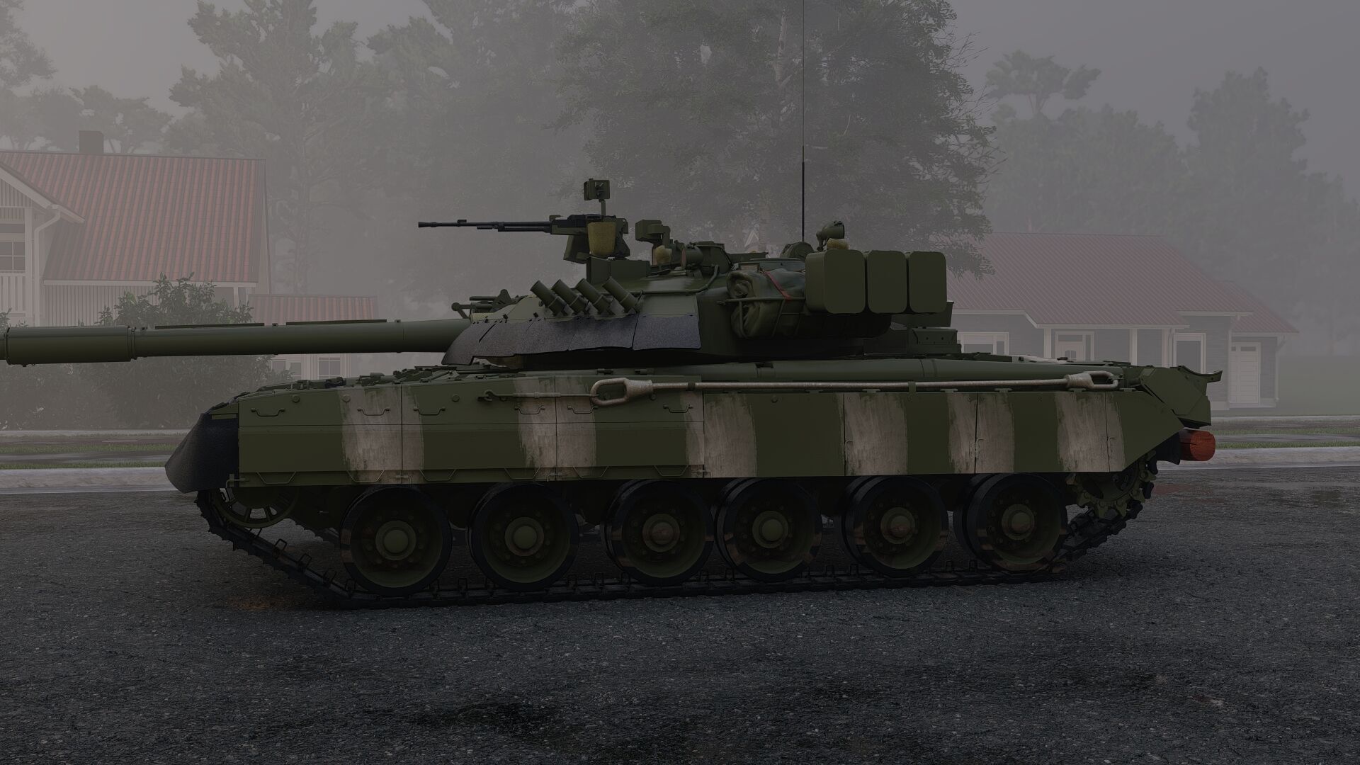 TANK T-80 3D model_14