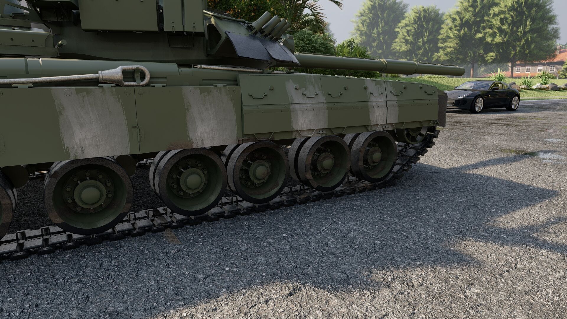 TANK T-80 3D model_8