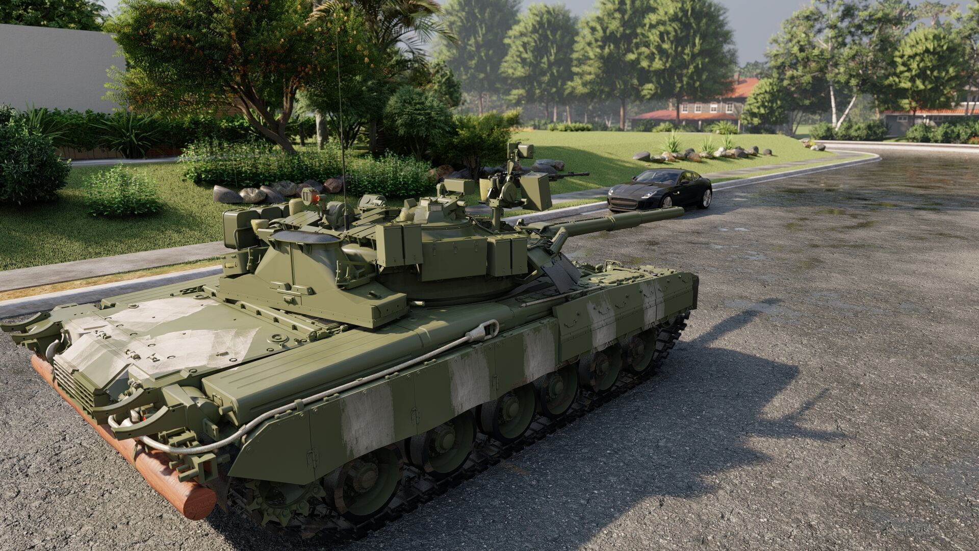 TANK T-80 3D model_3