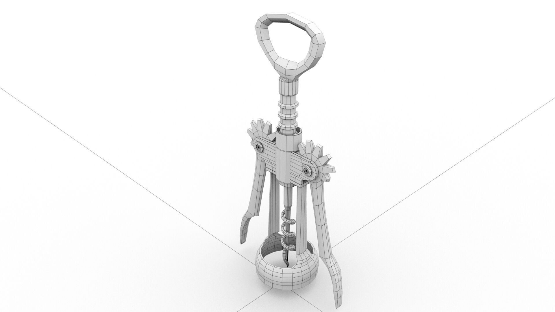 laos Corkscrew Low-poly 3D model_7