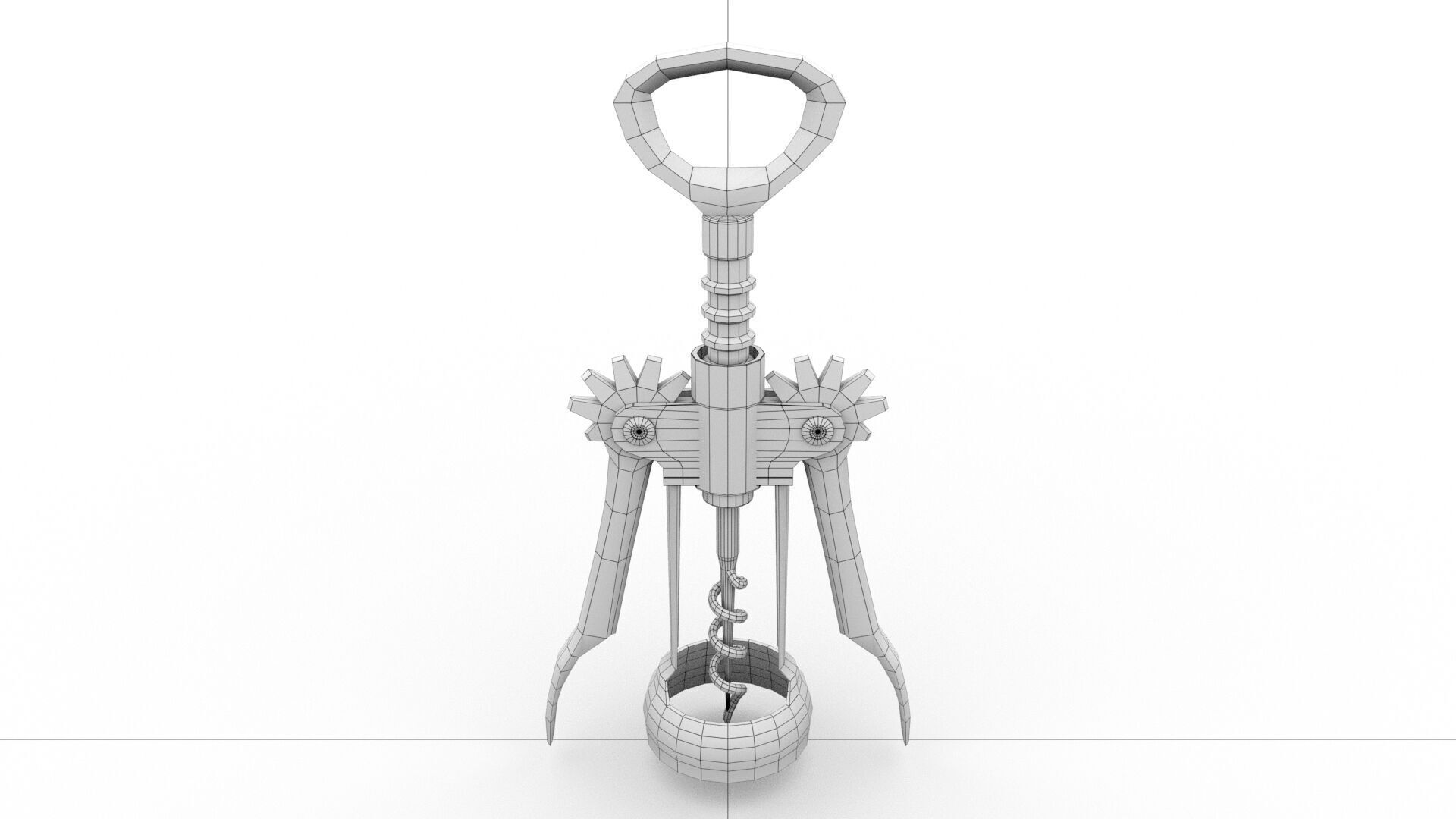 laos Corkscrew Low-poly 3D model_8