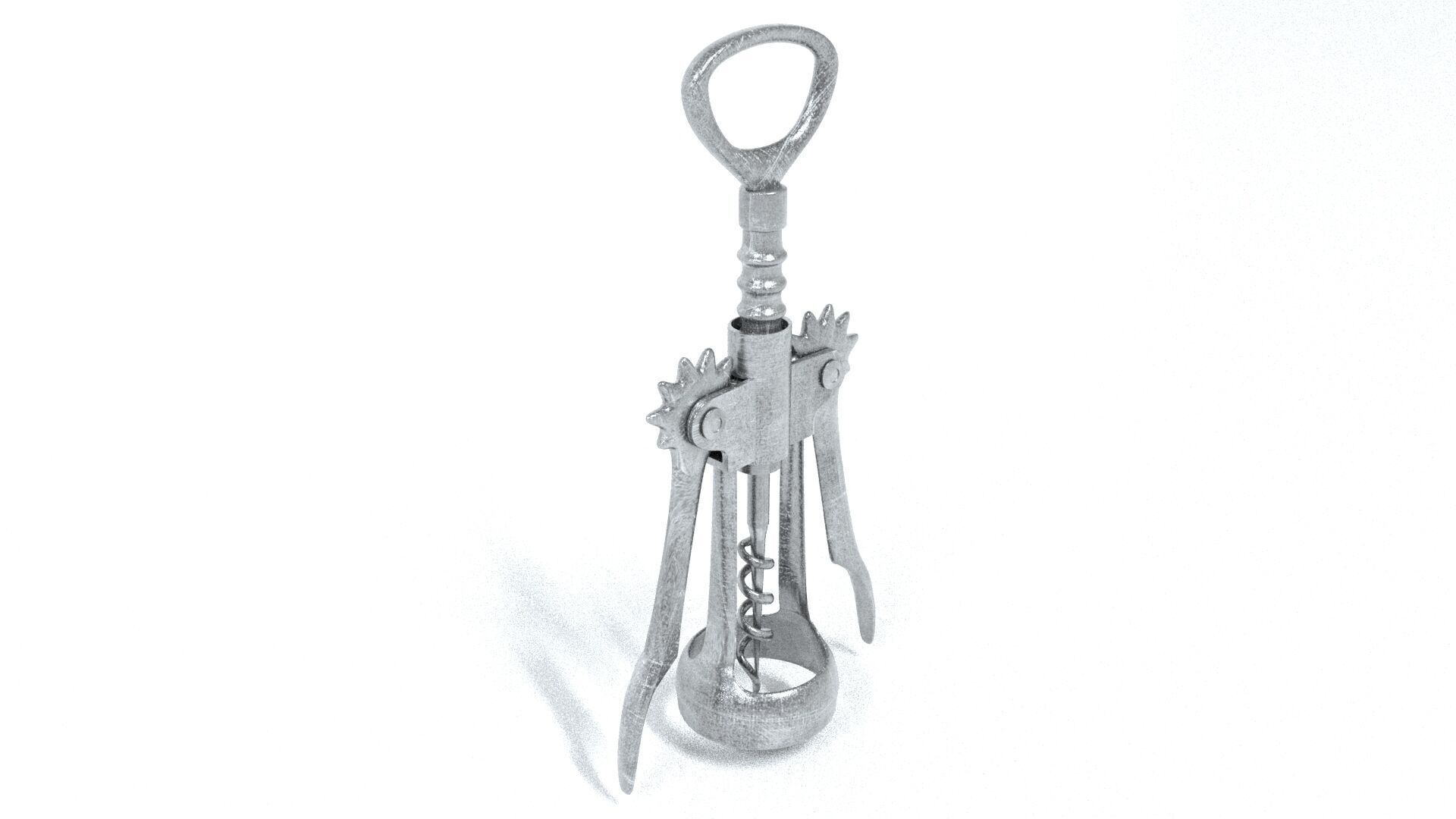 laos Corkscrew Low-poly 3D model_1