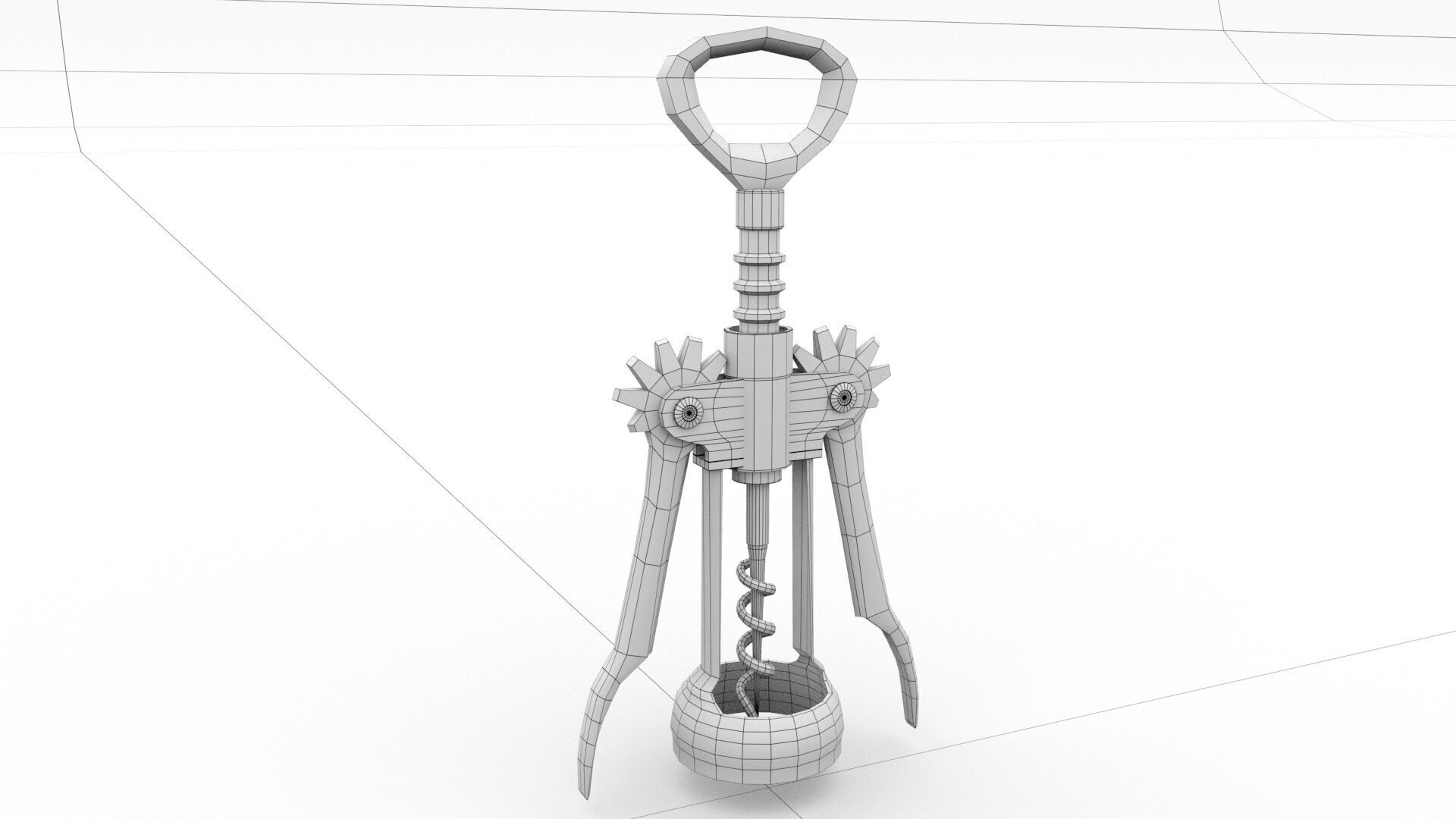 laos Corkscrew Low-poly 3D model_9