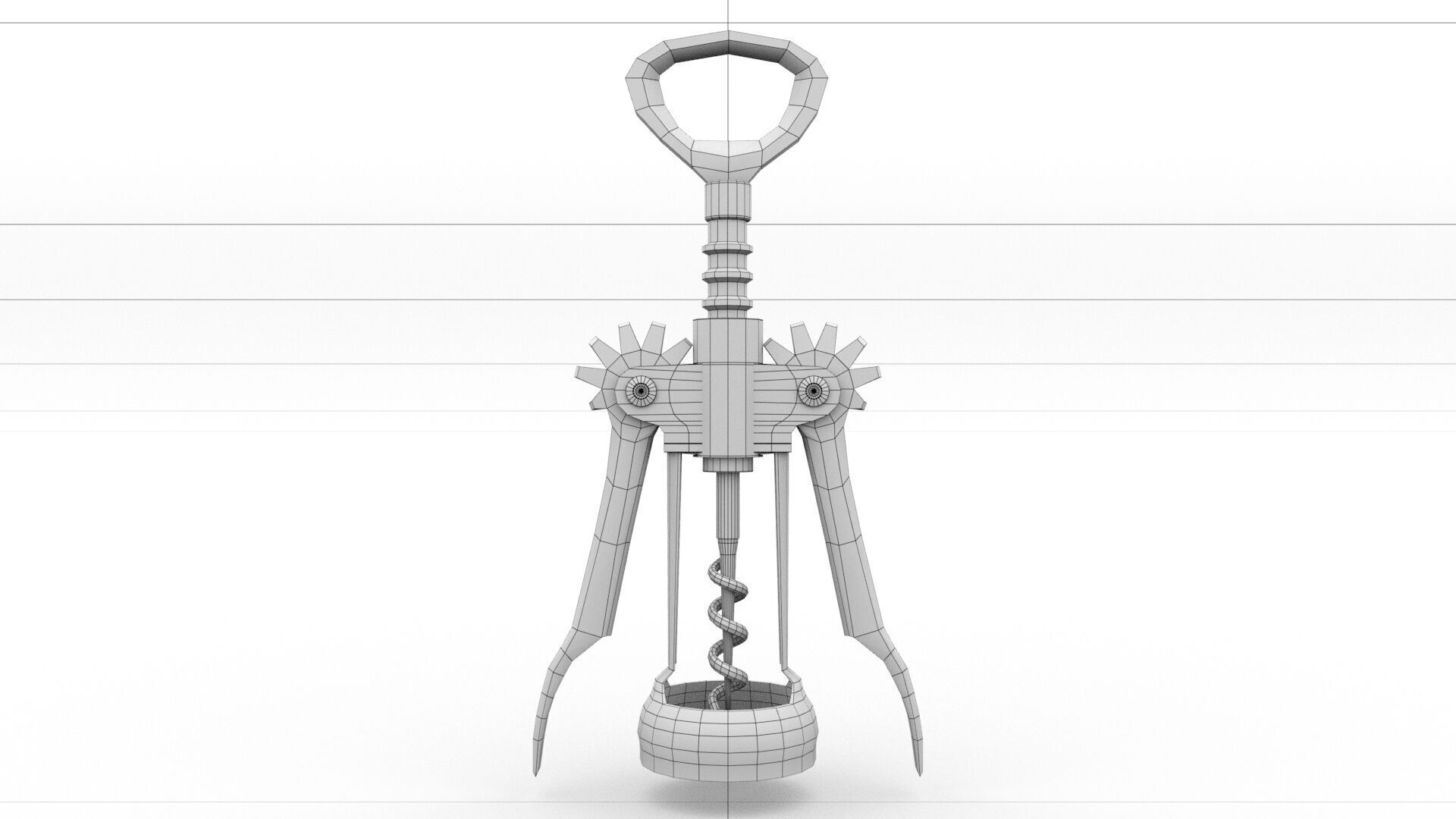 laos Corkscrew Low-poly 3D model_5
