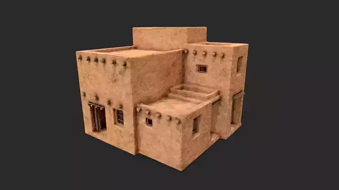 Clay Desert Egypt Village House 5