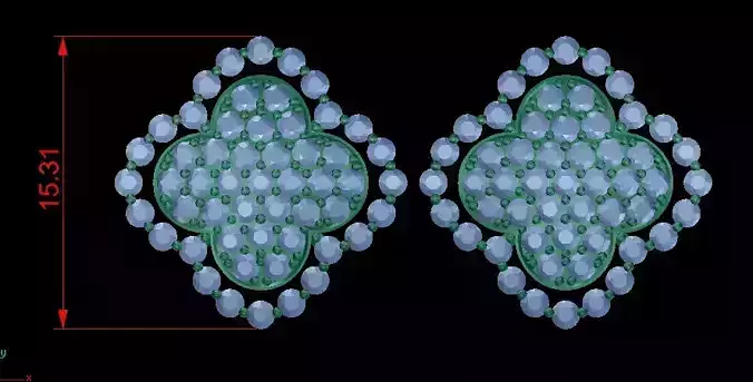 Brand New Diamond Earring 2k25