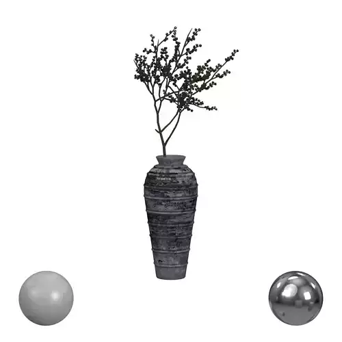 Branch in Vase