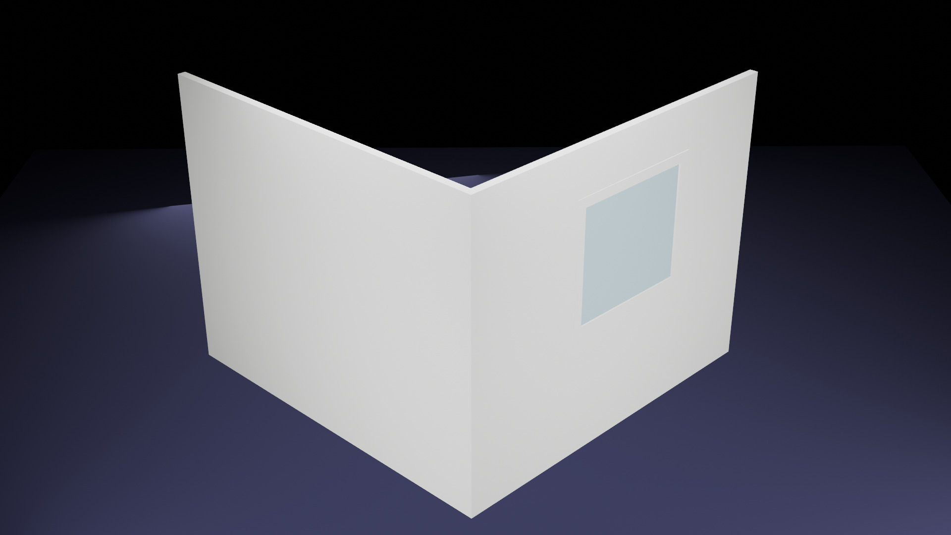 Low-Poly Retro Office Interior Scene 3D Model Low-poly 3D model_3