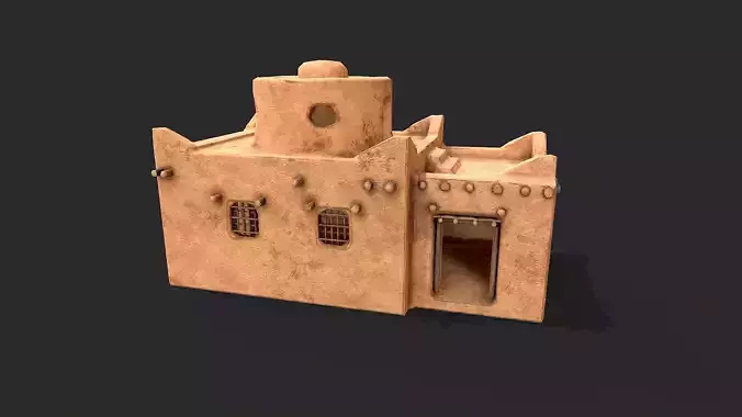 Clay Desert Egypt Village House 6