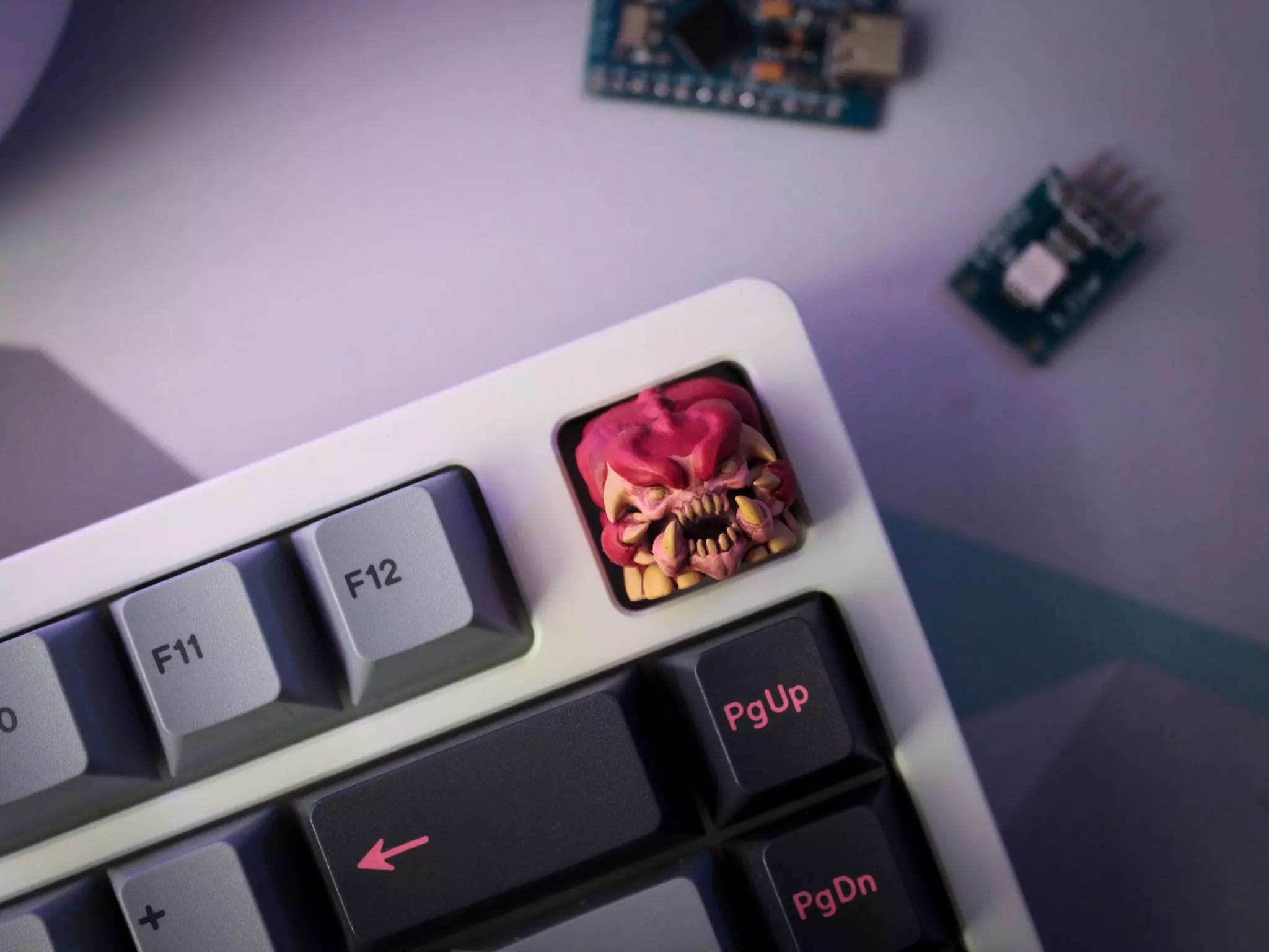Pinky demon Doom Keycap 3D print model_0