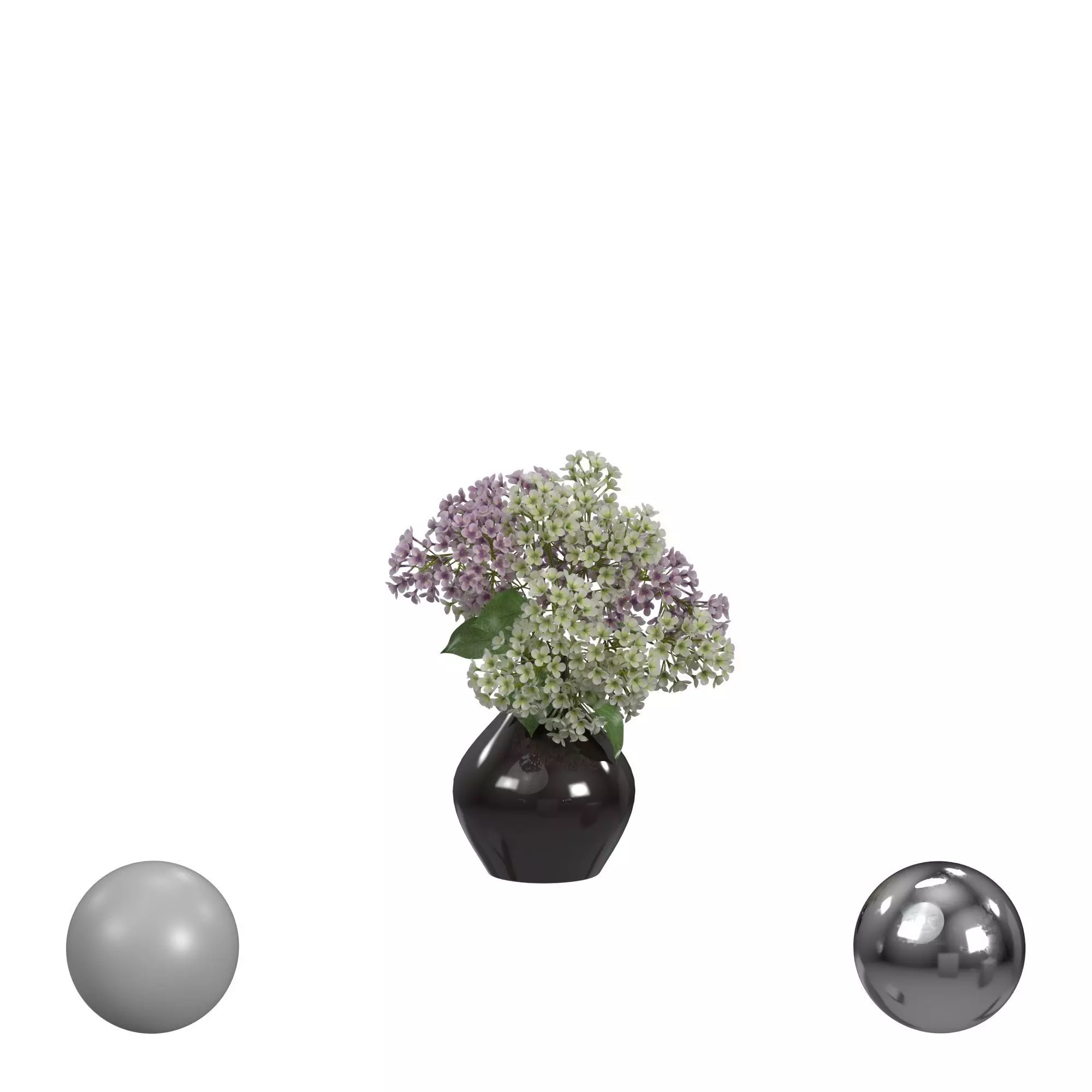 Lilacs 3D model_0