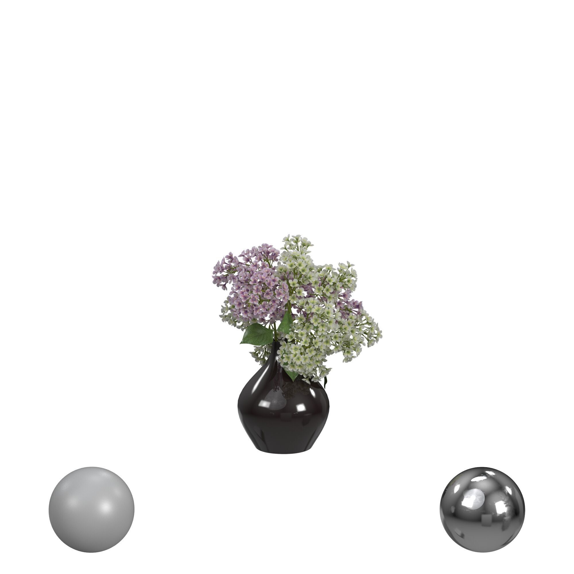 Lilacs 3D model_1