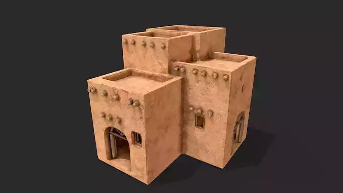 Clay Desert Egypt Village House 8