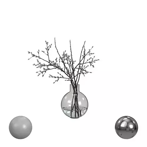 Decorative Twigs in a Vase