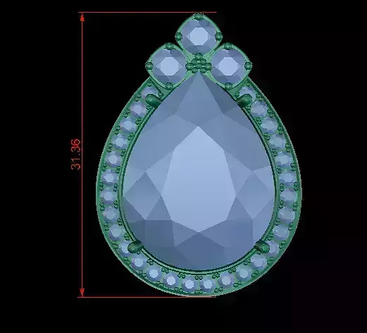 Pearl and Diamond Pendant V3