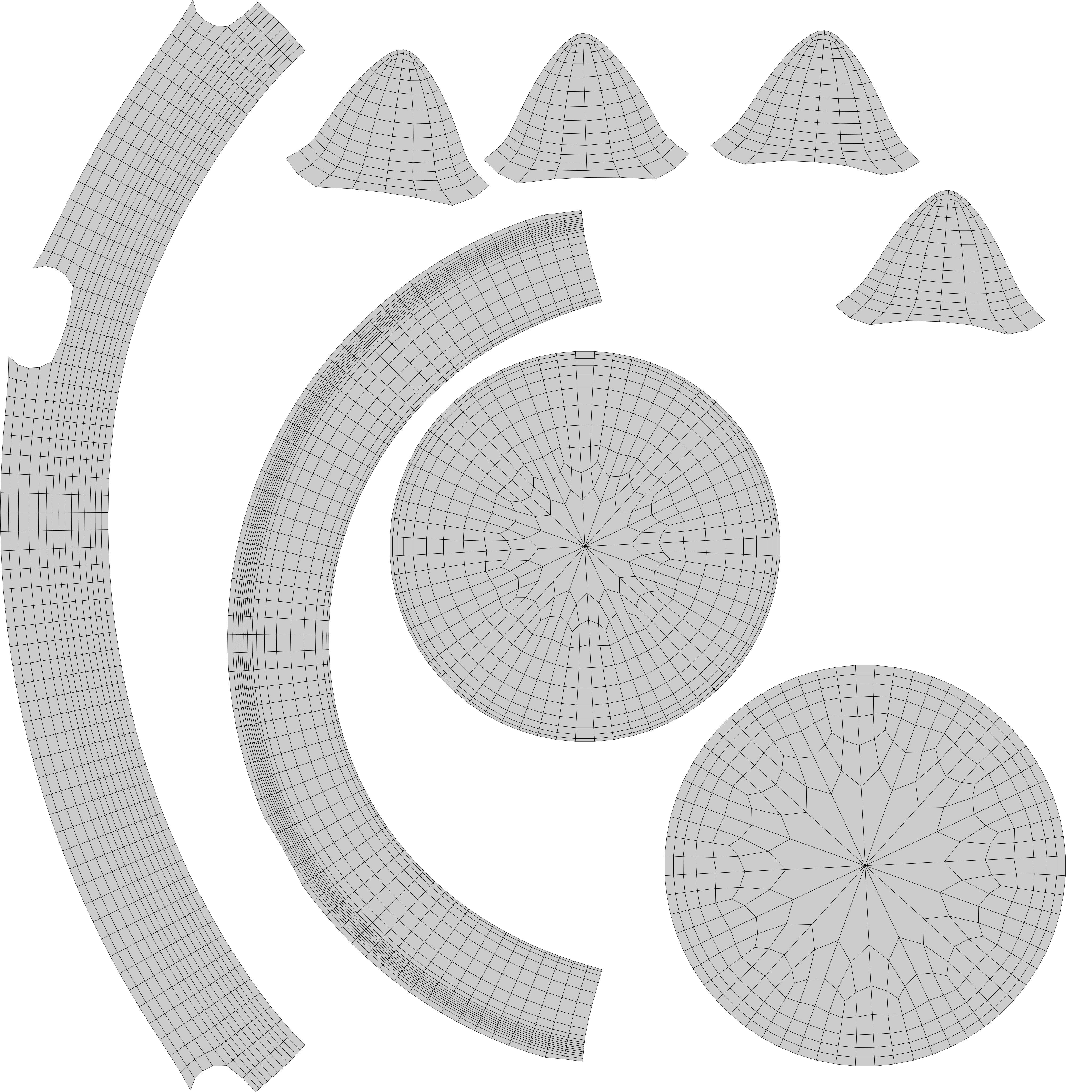 Pack cat blows Low-poly 3D model_7