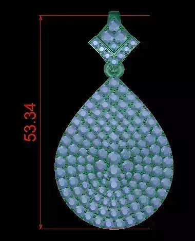 Pear Full Round Diamond 