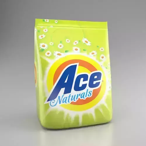 Ace Naturals Washing Powder Pack 3D model