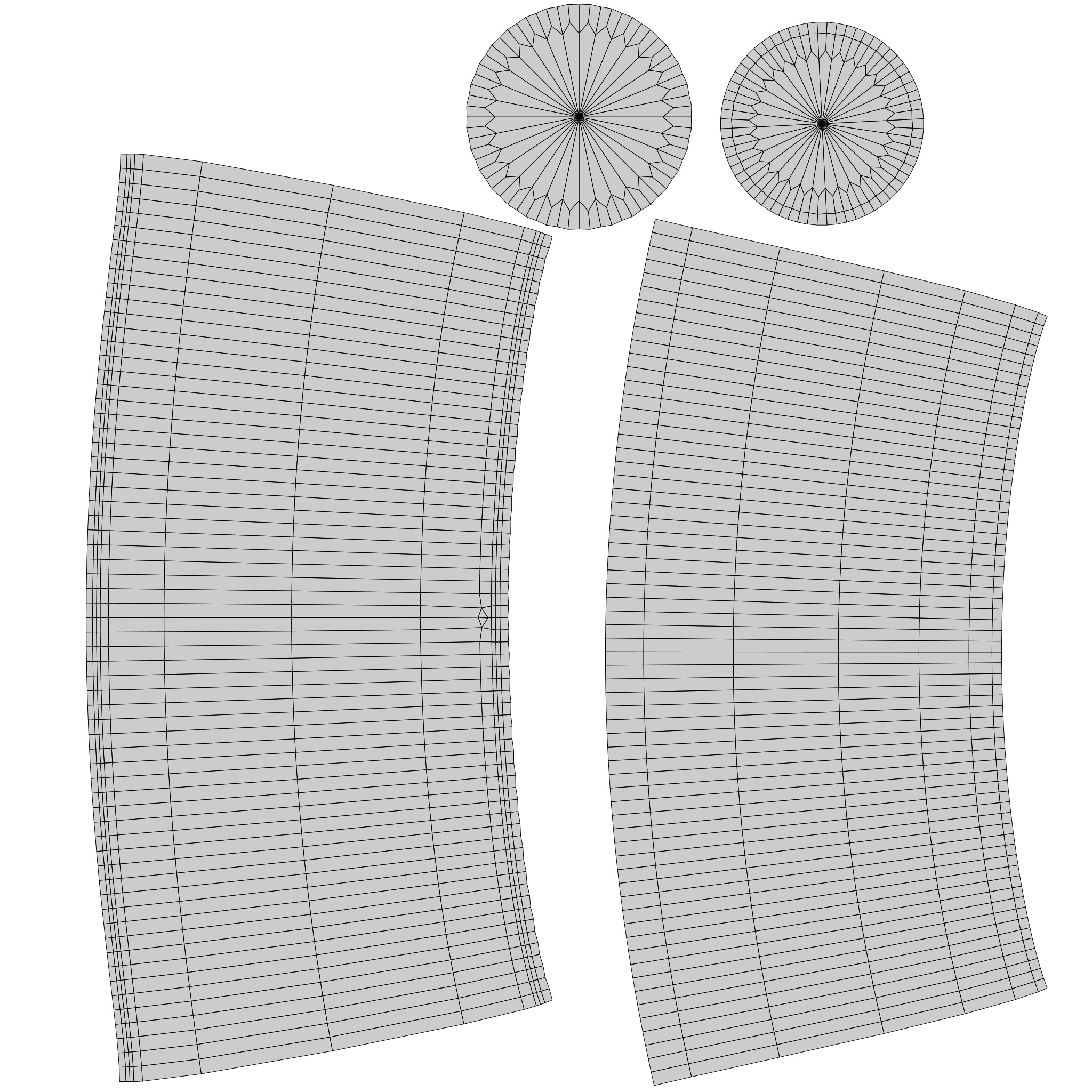 Wooden Cups for Animals Low-poly 3D model_7