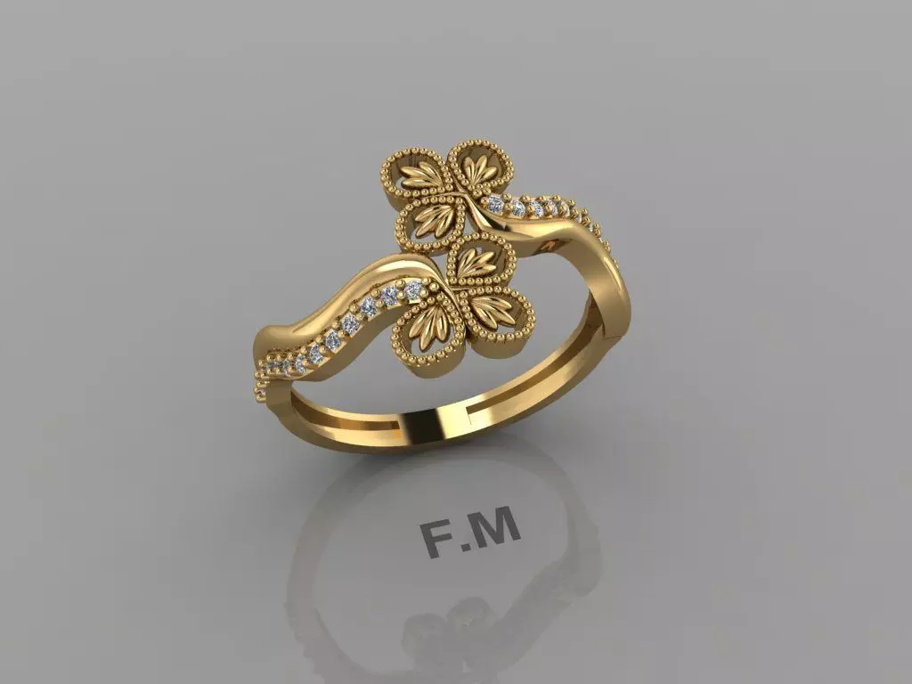 Fusion ring  3D print model_0