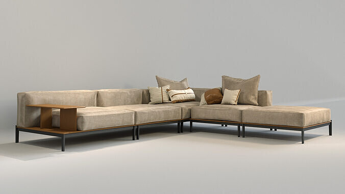 Modular Sofa - Brera 3D model