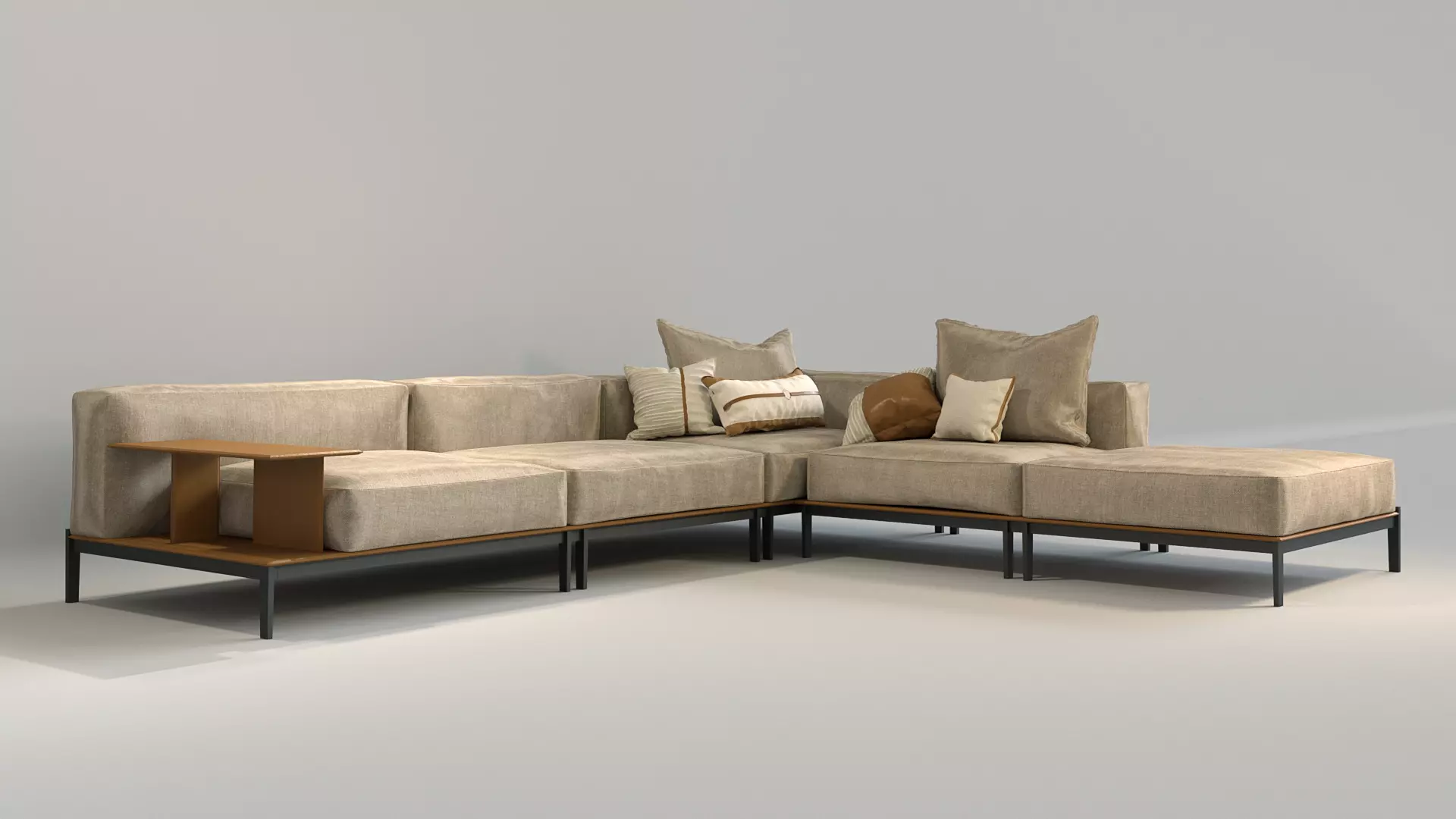 Modular Sofa - Brera 3D model_0