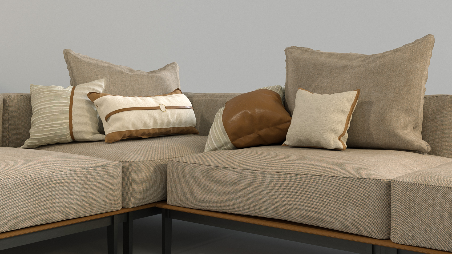 Modular Sofa - Brera 3D model_3