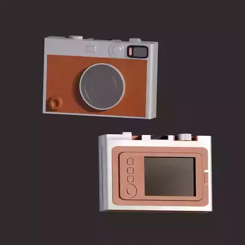 Retro Inspired Fujifilm Camera High-Detail