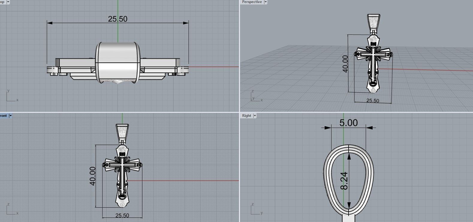 Orthodox Cross 3D print model_6