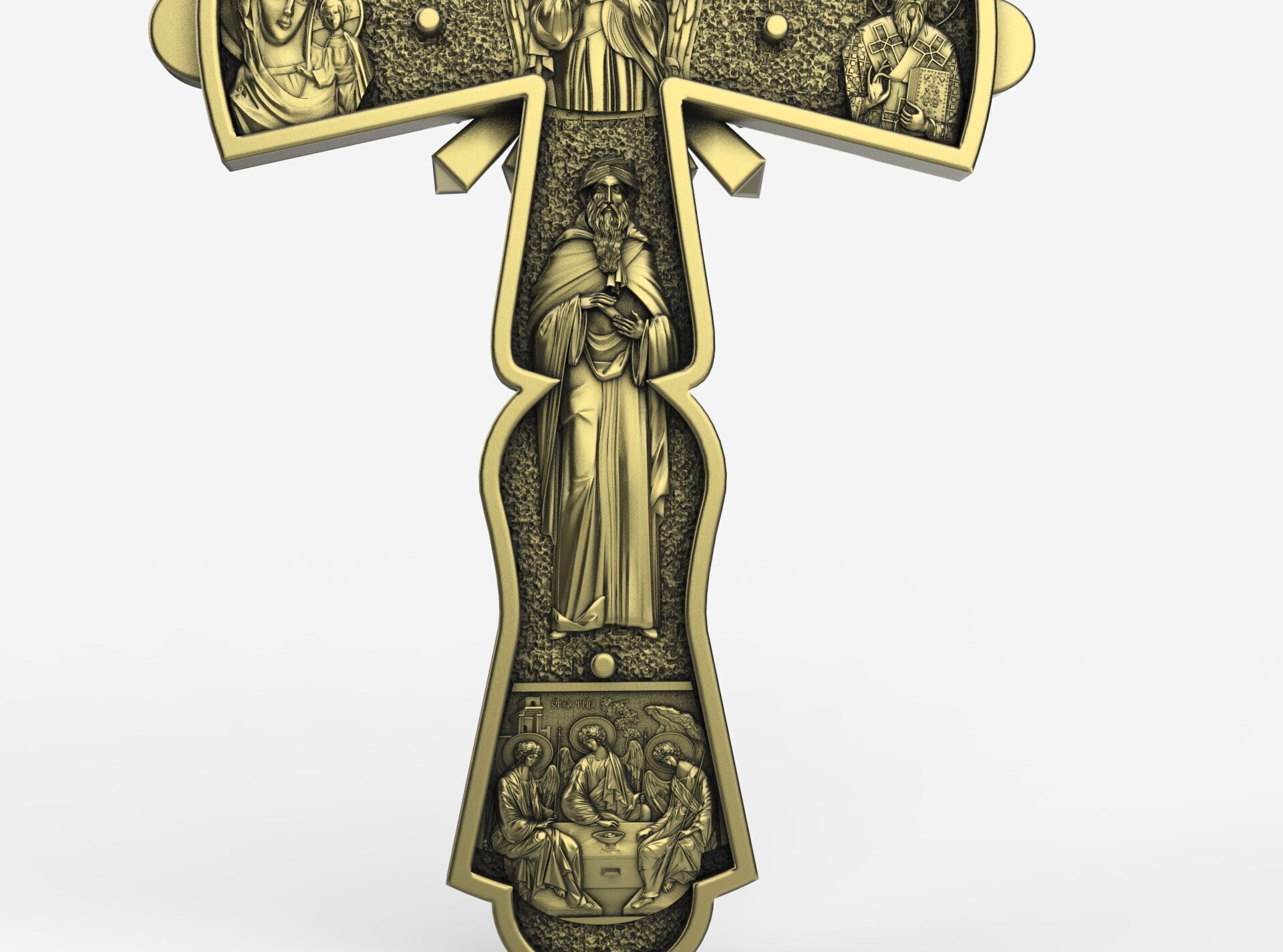 Orthodox Cross 3D print model_1