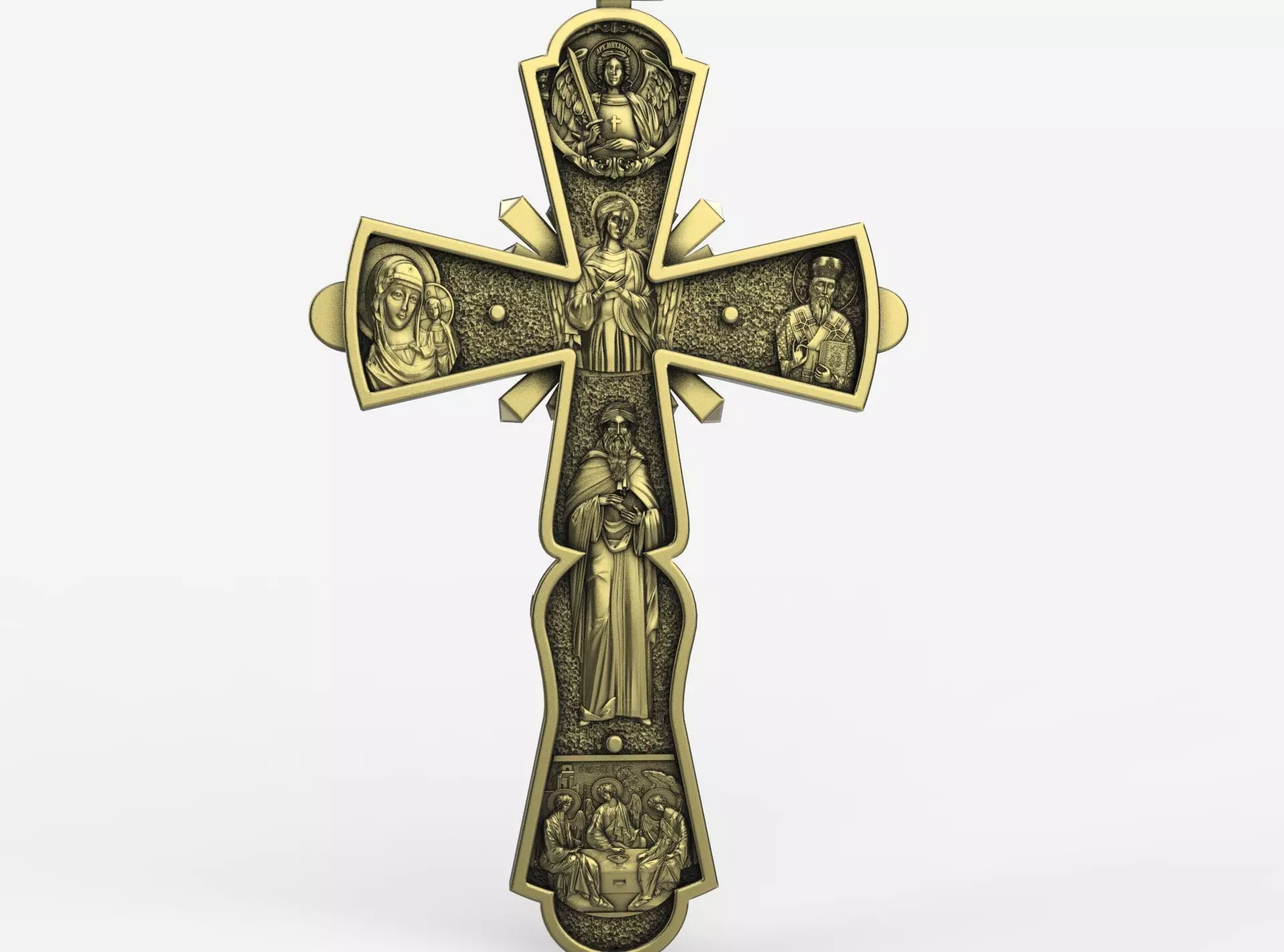 Orthodox Cross 3D print model_0