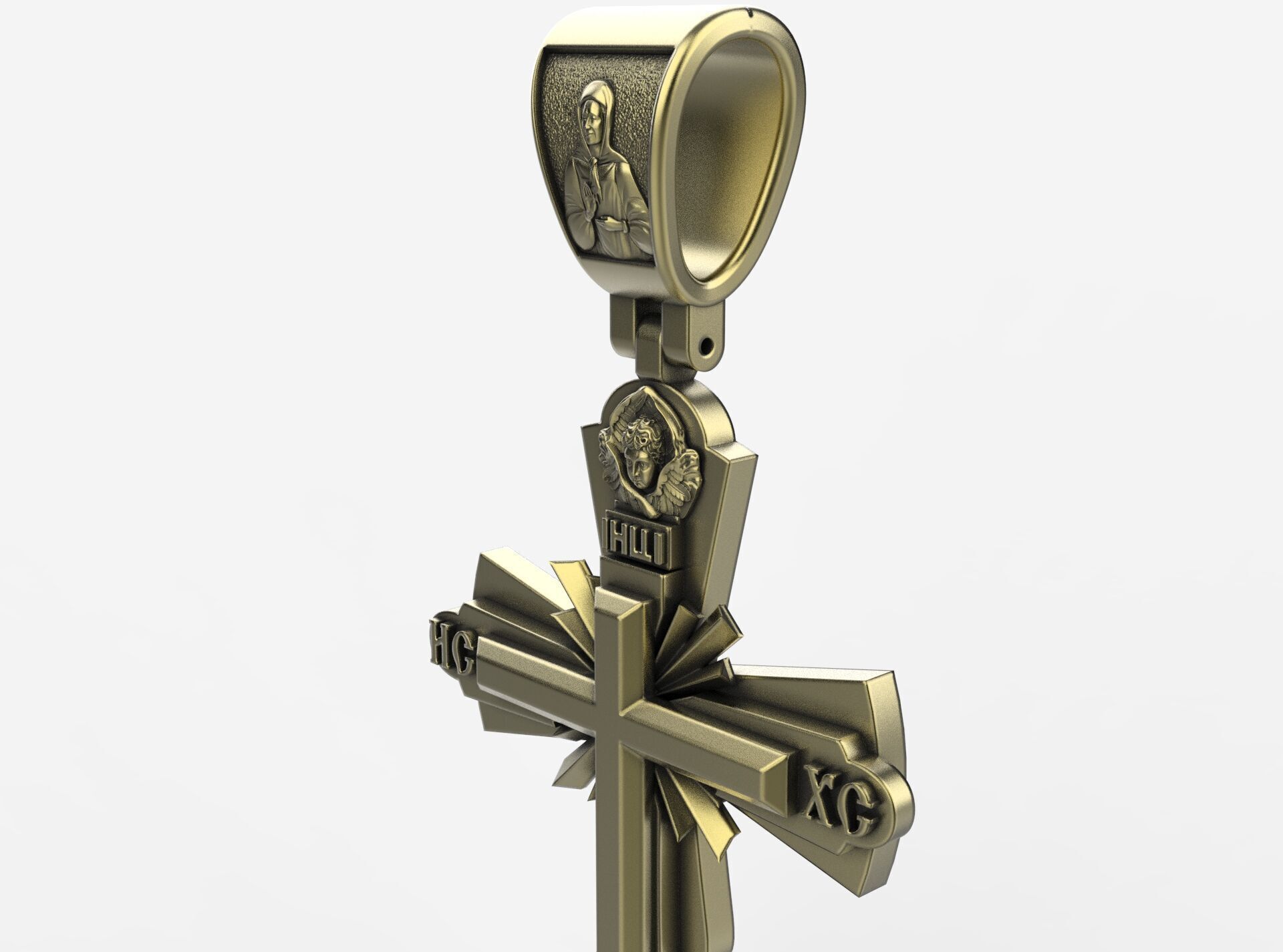 Orthodox Cross 3D print model_3