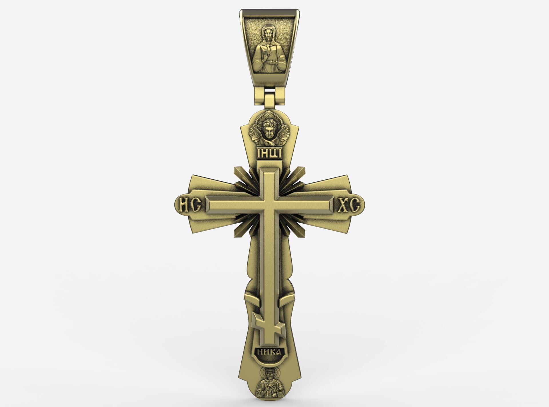 Orthodox Cross 3D print model_2