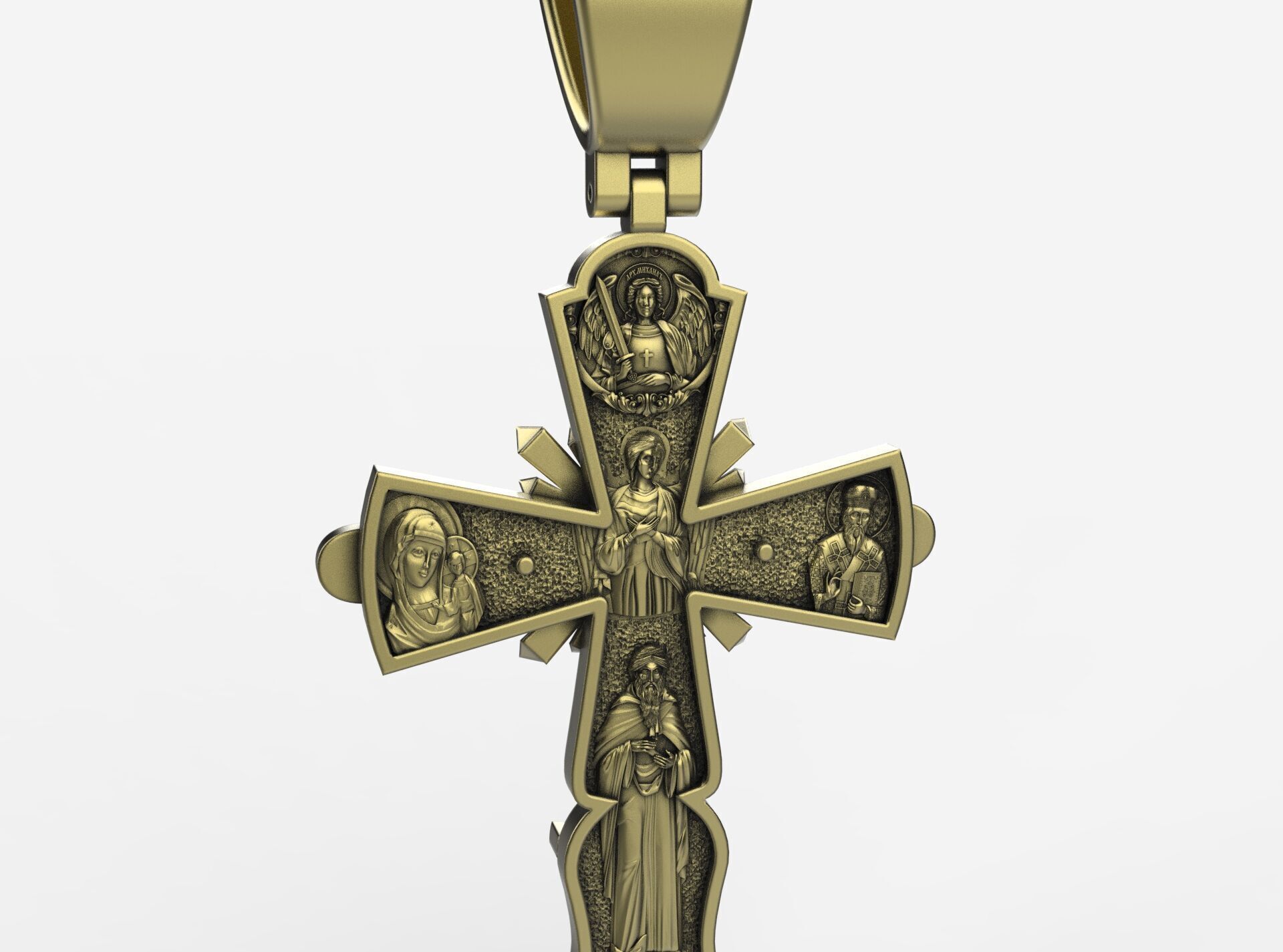 Orthodox Cross 3D print model_4