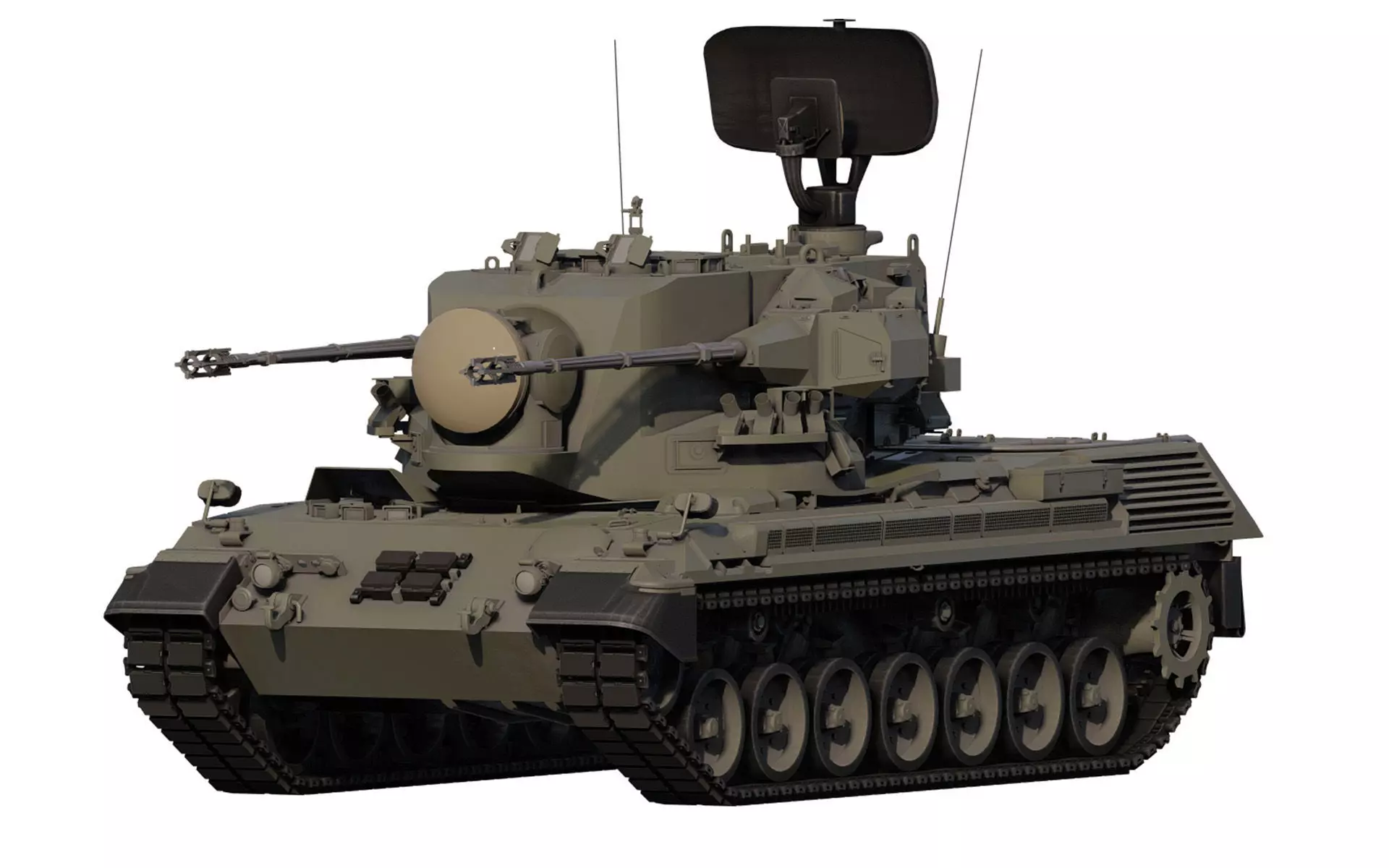 Flakpanzer Gepard 3D model