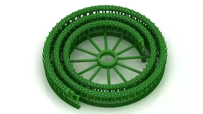 4MM TOP PERMIUM UNISEX CHAIN SPIRAL READY TO PRINT
