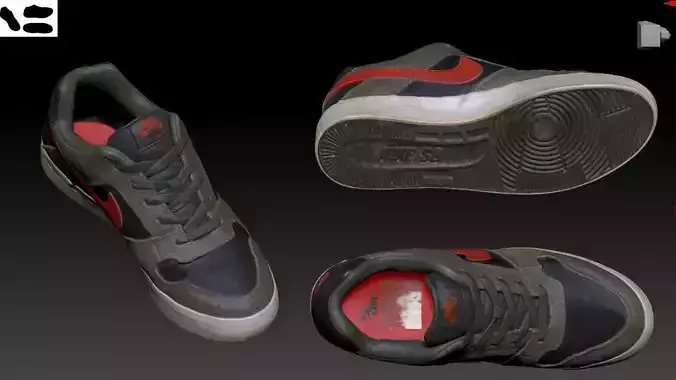 Sneakers for e-commerce 3D model