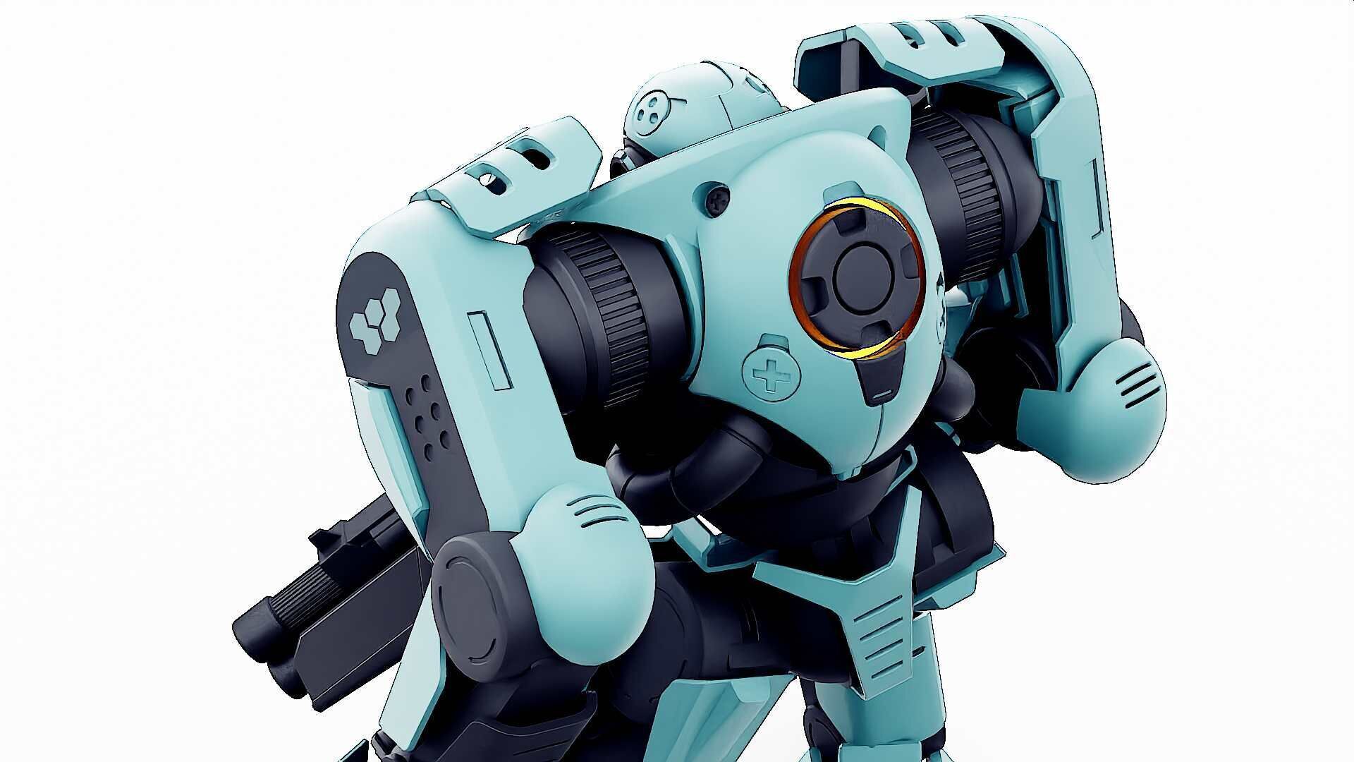 DOOM FIGHTER V-1  Rigged for Unreal Engine - Unity - MIXAMO 3D model_26