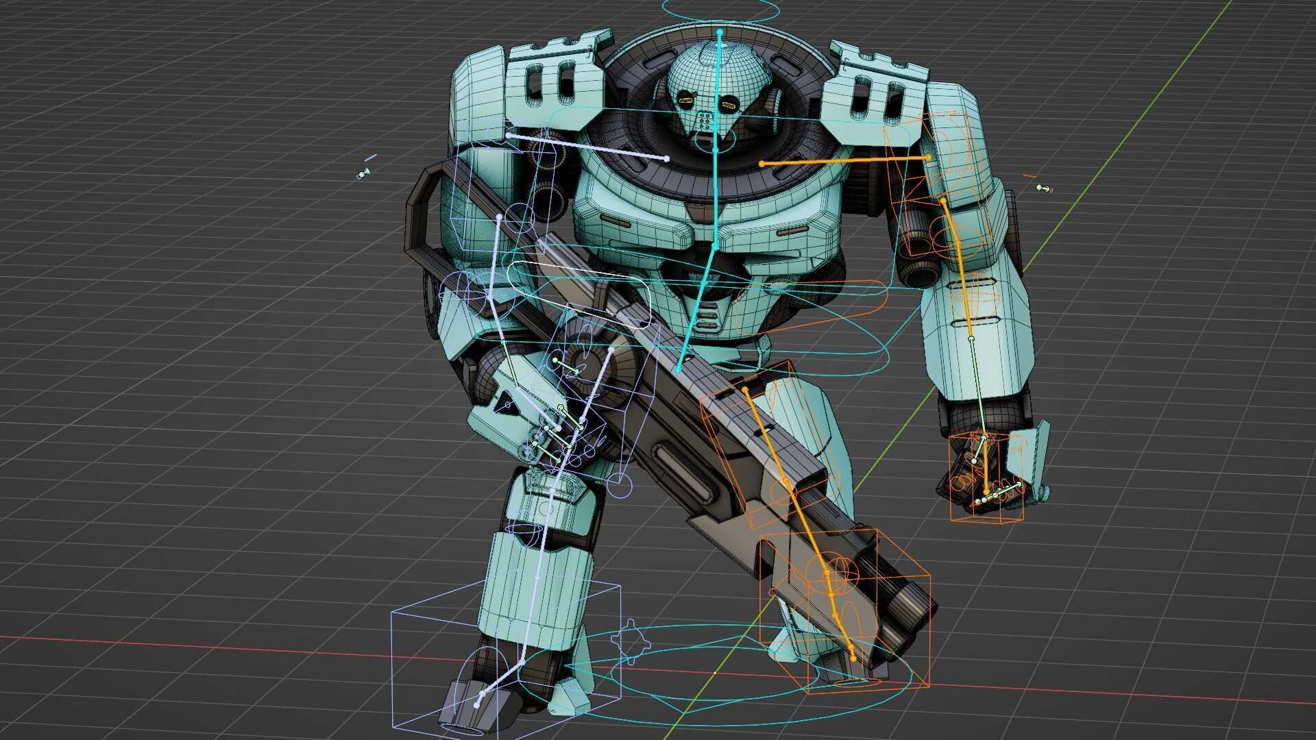 DOOM FIGHTER V-1  Rigged for Unreal Engine - Unity - MIXAMO 3D model_37