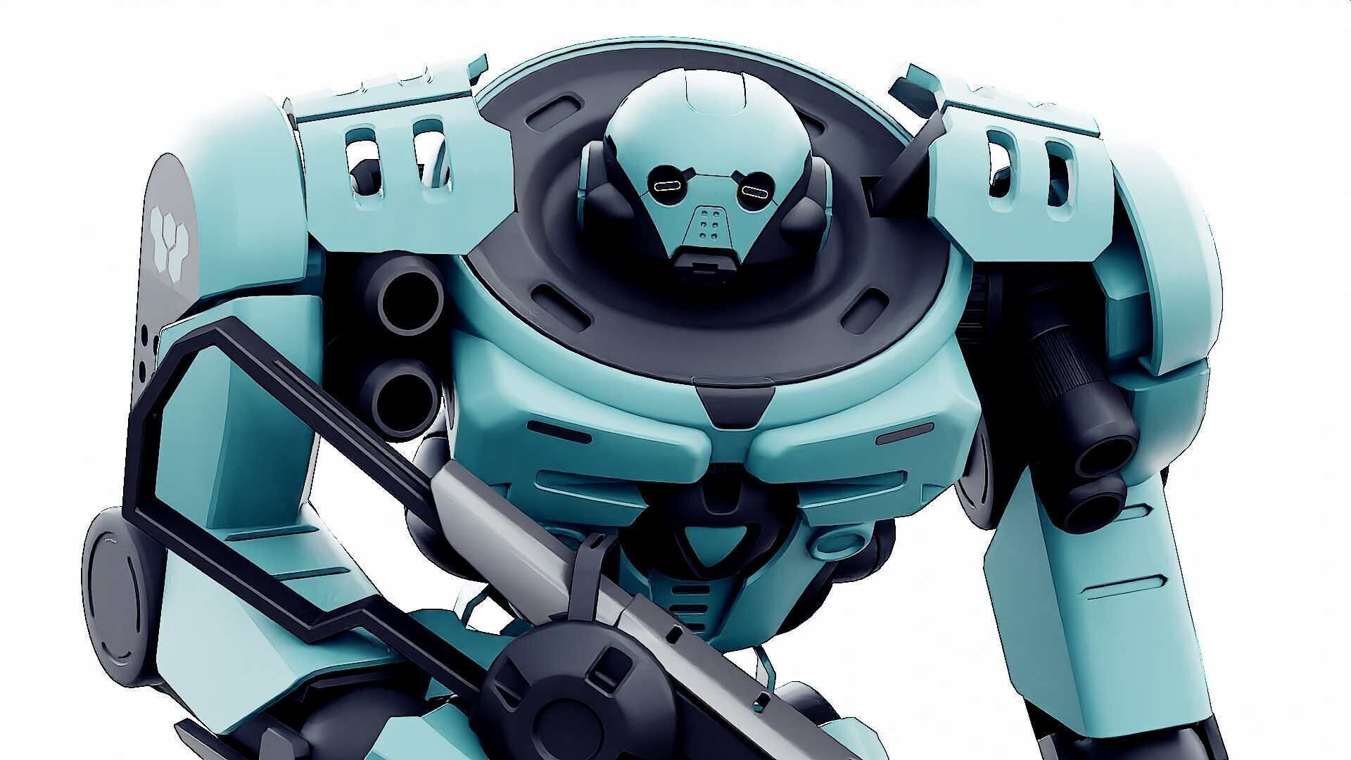 DOOM FIGHTER V-1  Rigged for Unreal Engine - Unity - MIXAMO 3D model_24