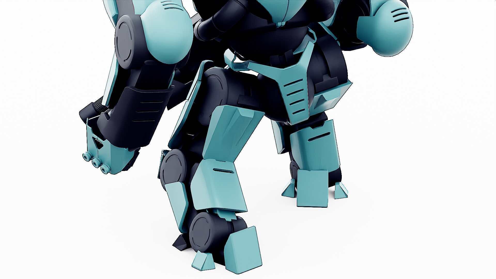 DOOM FIGHTER V-1  Rigged for Unreal Engine - Unity - MIXAMO 3D model_27