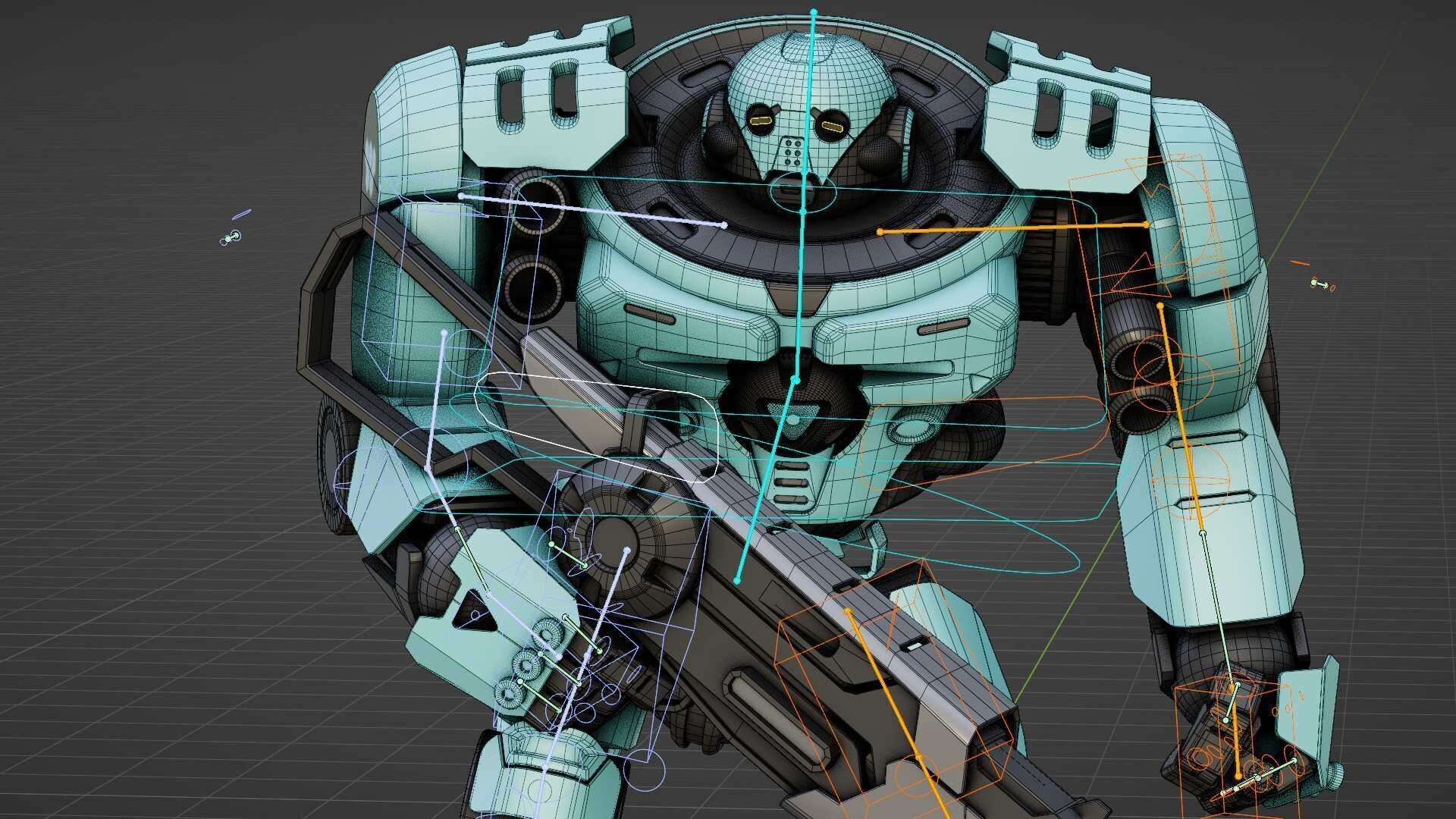 DOOM FIGHTER V-1  Rigged for Unreal Engine - Unity - MIXAMO 3D model_39