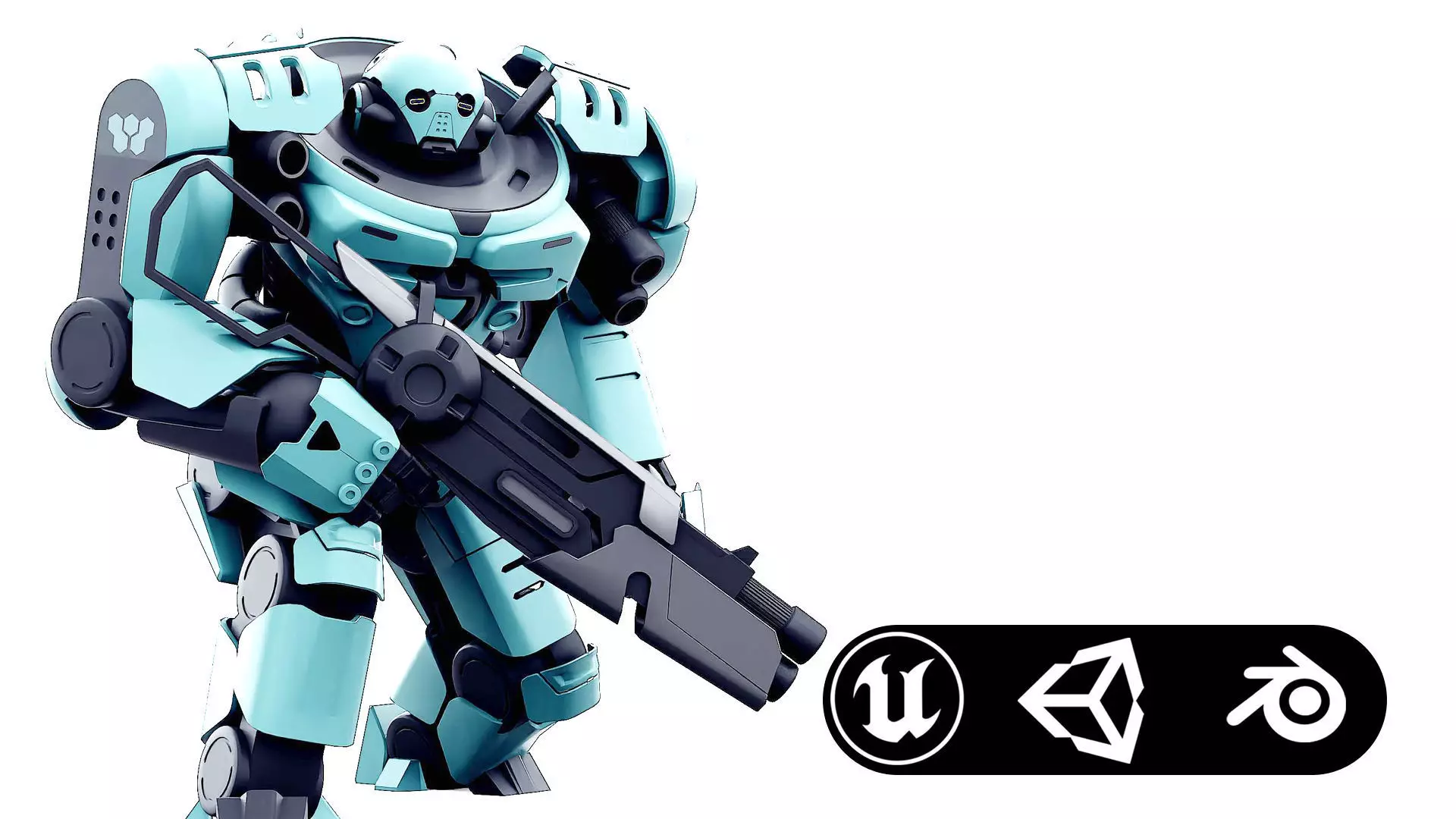 DOOM FIGHTER V-1  Rigged for Unreal Engine - Unity - MIXAMO 3D model_0