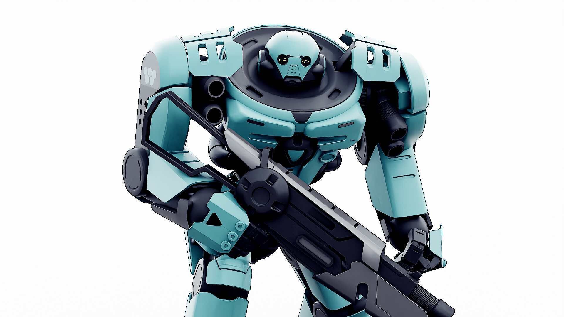 DOOM FIGHTER V-1  Rigged for Unreal Engine - Unity - MIXAMO 3D model_2