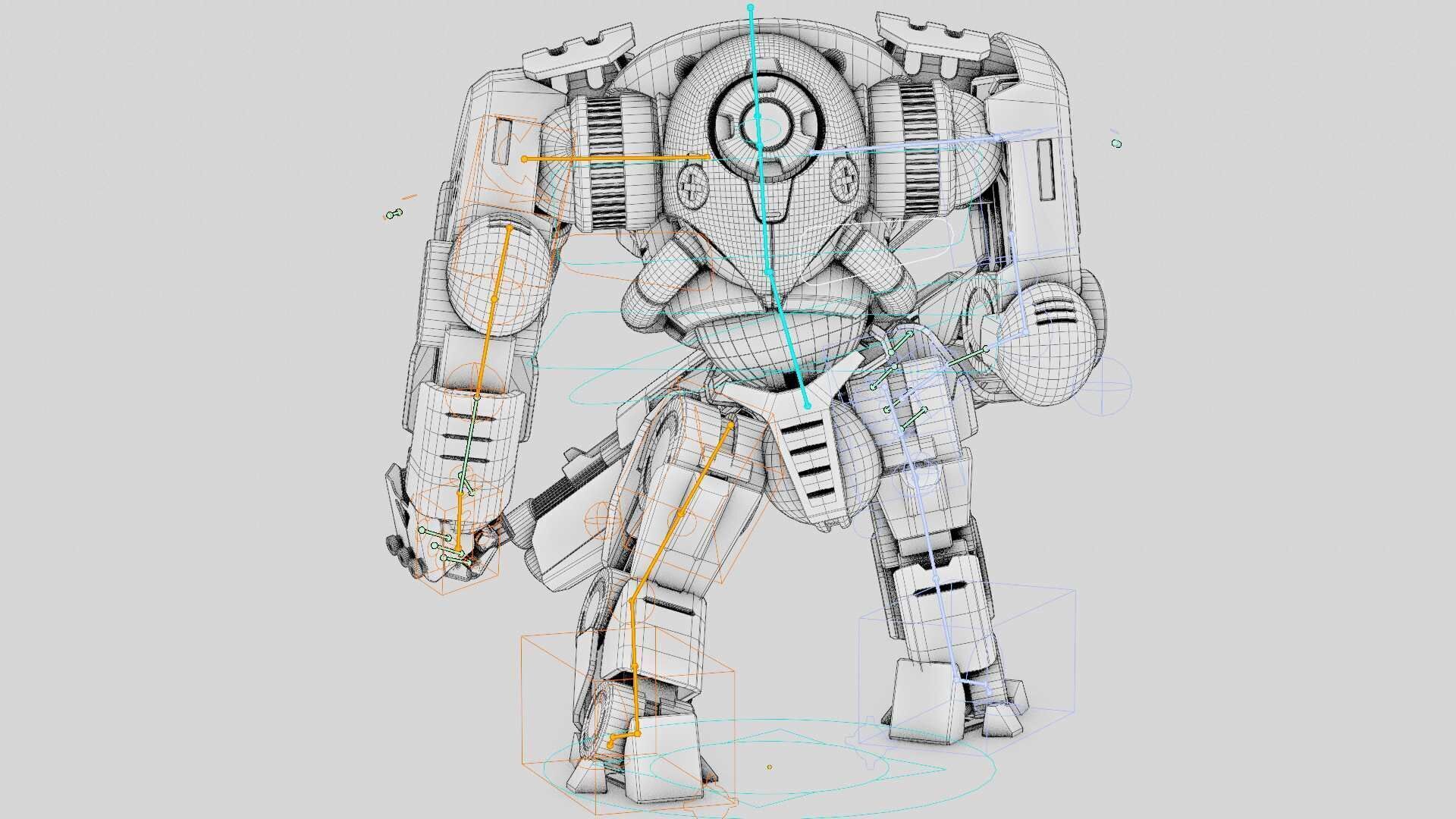DOOM FIGHTER V-1  Rigged for Unreal Engine - Unity - MIXAMO 3D model_41