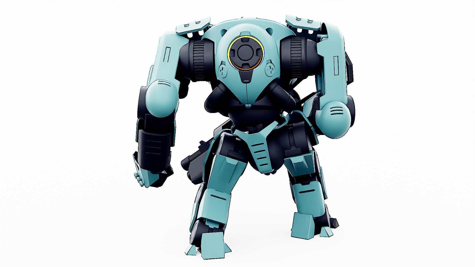 DOOM FIGHTER V-1  Rigged for Unreal Engine - Unity - MIXAMO 3D model_16