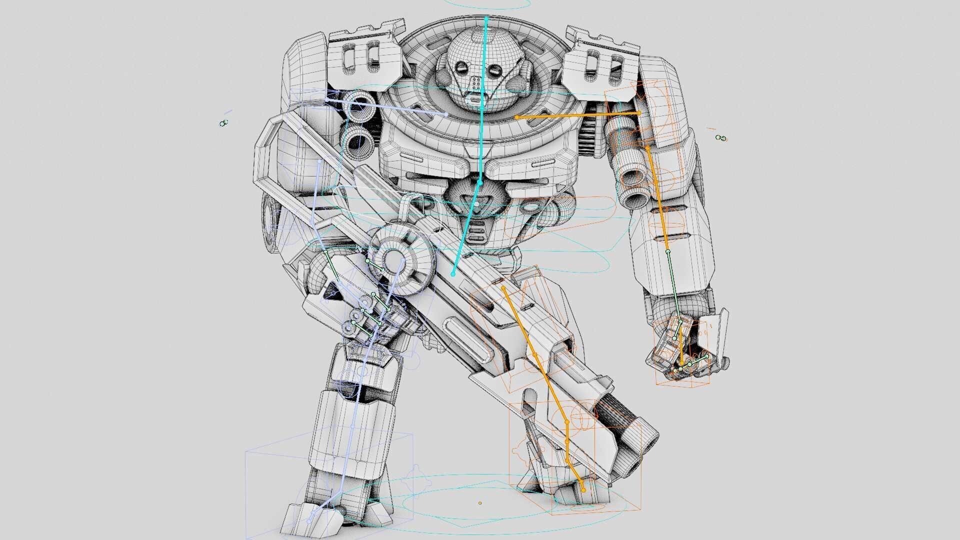 DOOM FIGHTER V-1  Rigged for Unreal Engine - Unity - MIXAMO 3D model_40